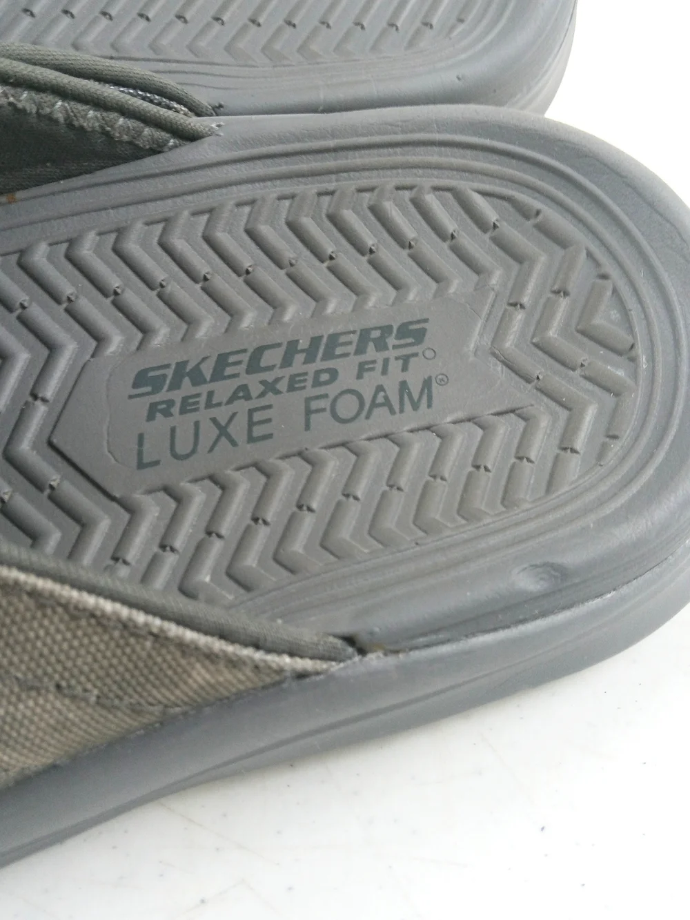 Skechers Mens Sargo Everport Fishing Sandals Size 10 Gray Camo Mossy Oak Slide